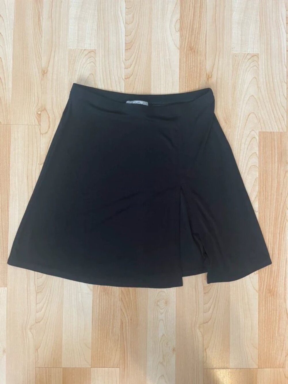 Vintage black slip skirt